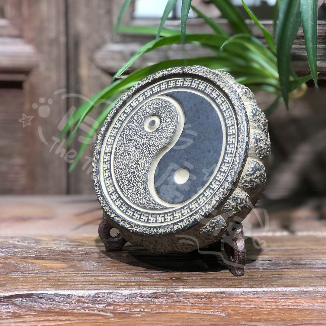 新年ギフト陰陽八卦 壺承台 仏像台座 茶室 応接間 装飾品 工芸品