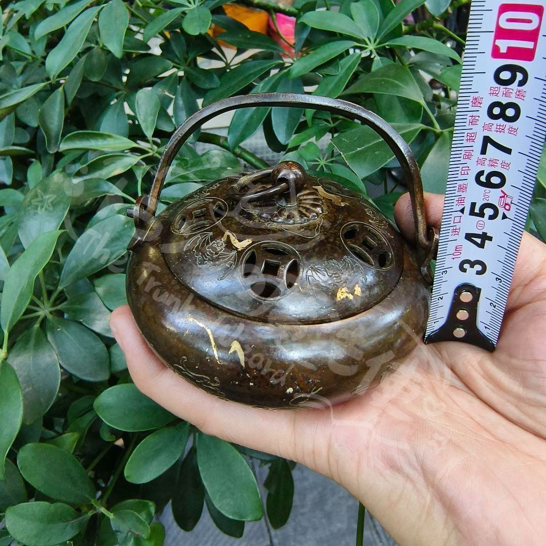 銅器 浄化空気香炉 暖手炉 禅意 香道 茶道 盤香炉 工芸品 置物 銅器 浄化空気香炉 暖手炉 禅意 香道 茶道 盤香炉 工芸品 置物 【公式