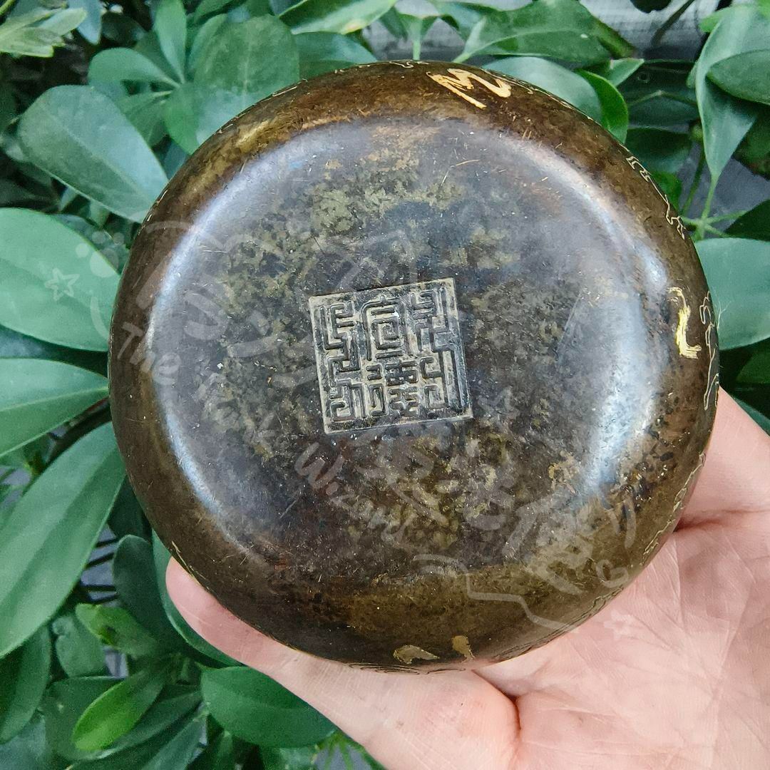 新年ギフト銅器 浄化空気香炉 暖手炉 禅意 香道 茶道 盤香炉 工芸品