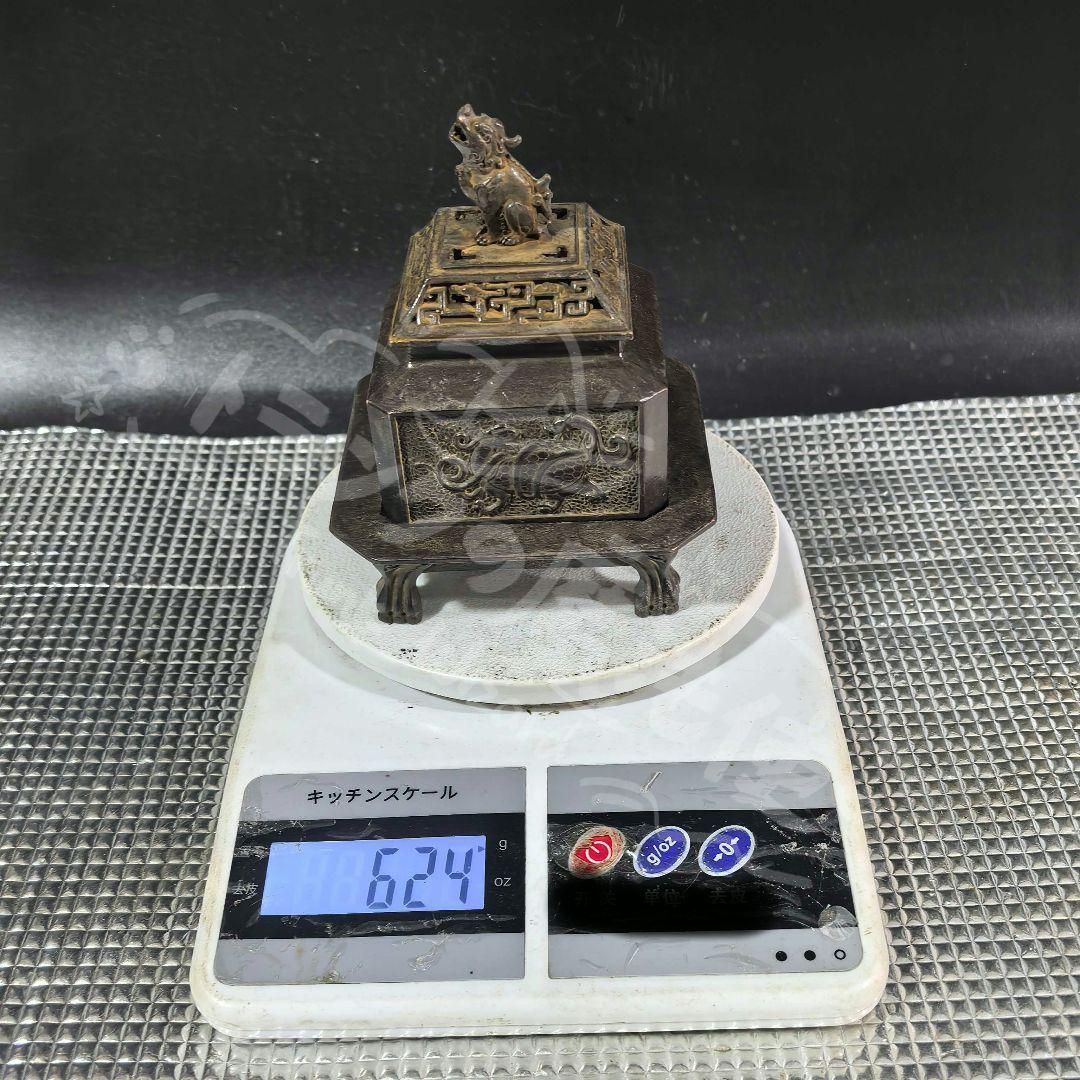 新年ギフト銅器 四神獣香炉 室内薫香炉 茶道具 香道具 装飾品 工芸品