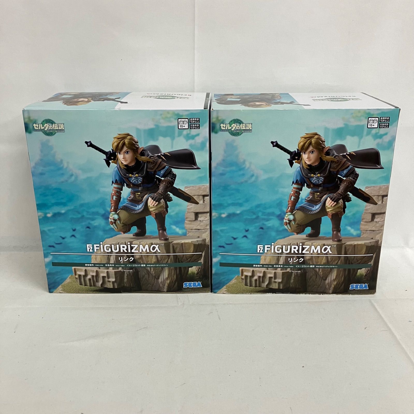 未開封 ゼルダの伝説 FiGURiZMα リンク フィギュア 2個セット SFQ166