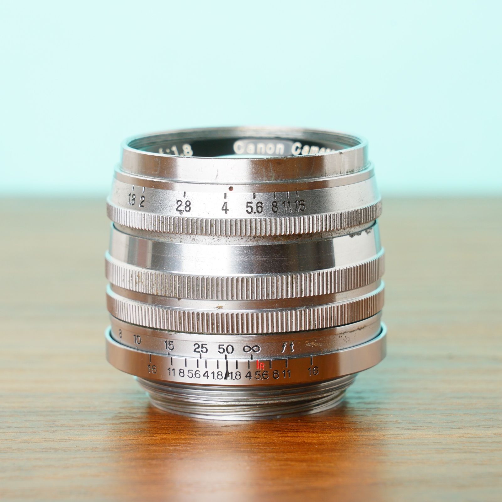 キャノン Serenar 50mm F1.8 ライカLマウント (L39) 49 - メルカリ