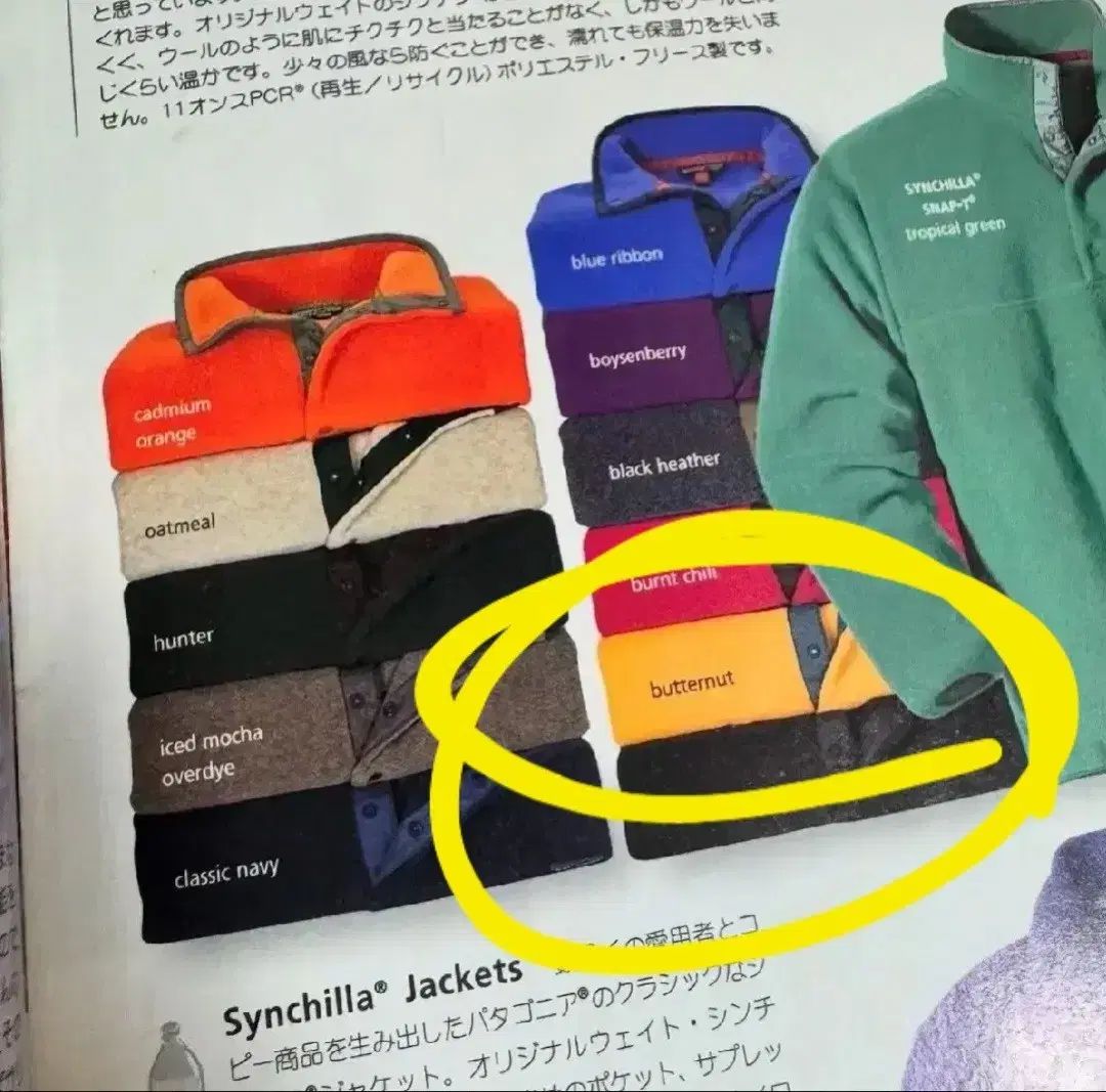 S patagonia シンチラ 90 USA メイド Butter Nut