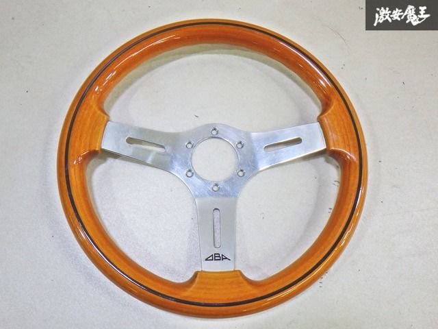 OBA ウッドステアリング 33cm OBA ハンドル ステアリング ウッドステアリング｜Yahoo!フリマ（旧
