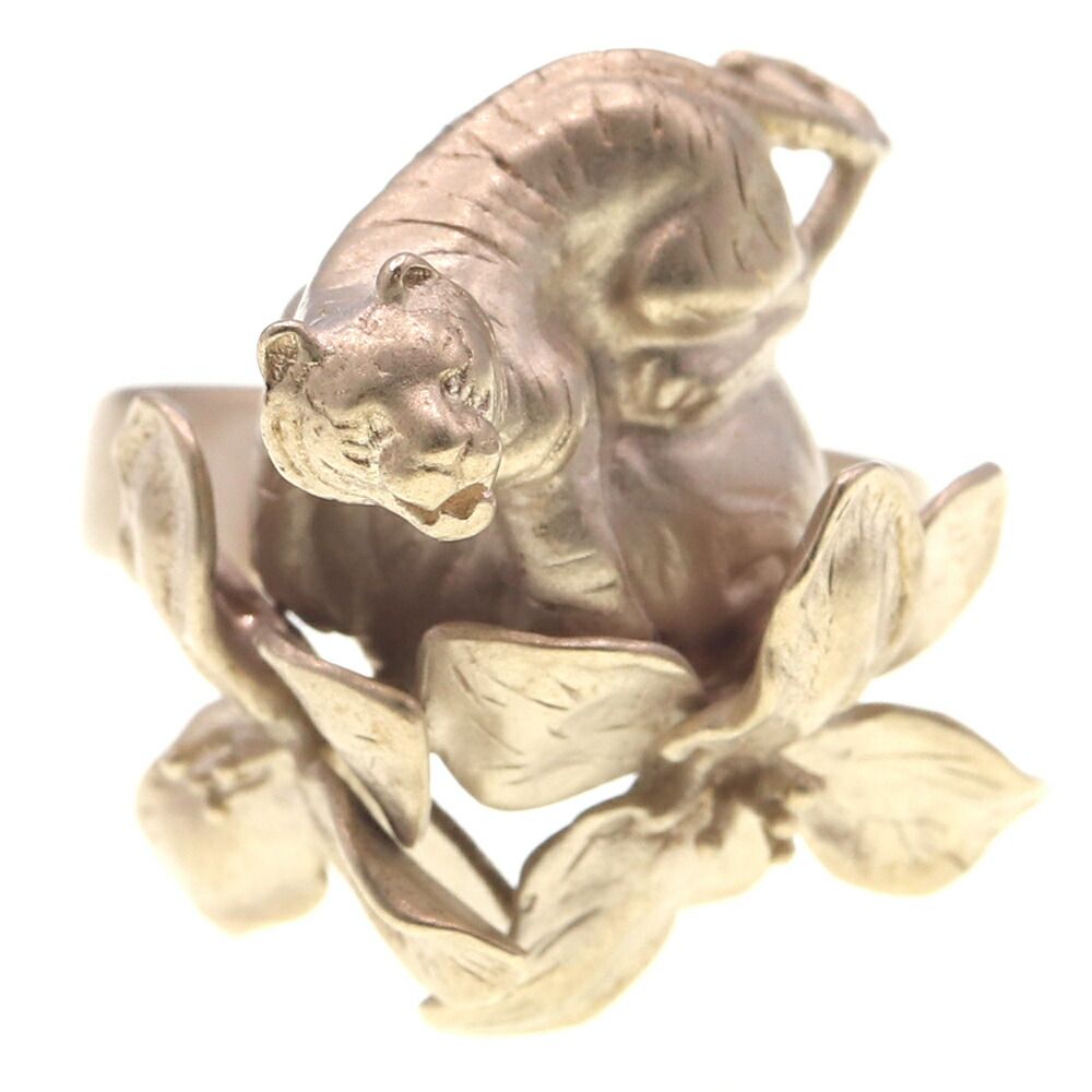 ディオール リング タイガー フラワー マットゴールド - メルカリ