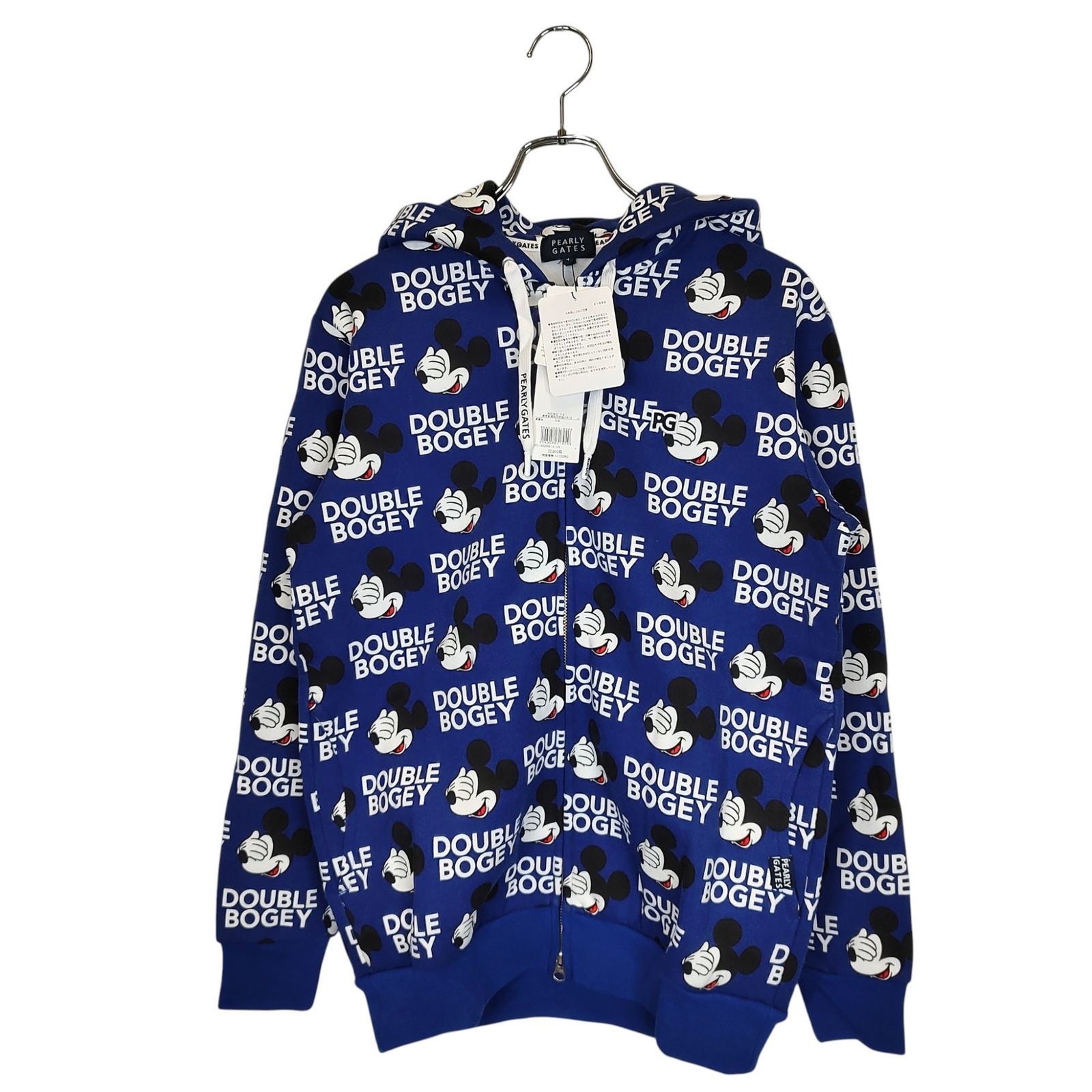 PEARLY GATES パーリーゲイツ × Disney 21AW ミッキー柄 ジップアップ