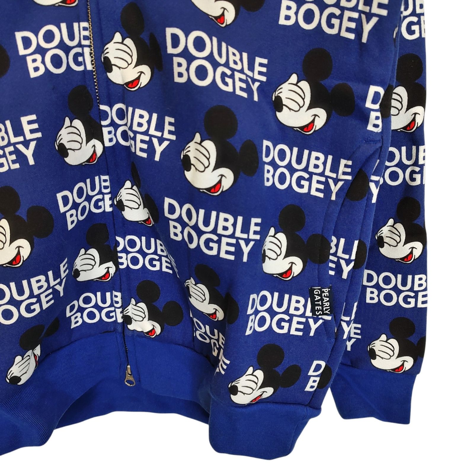 PEARLY GATES パーリーゲイツ × Disney 21AW ミッキー柄 ジップアップ