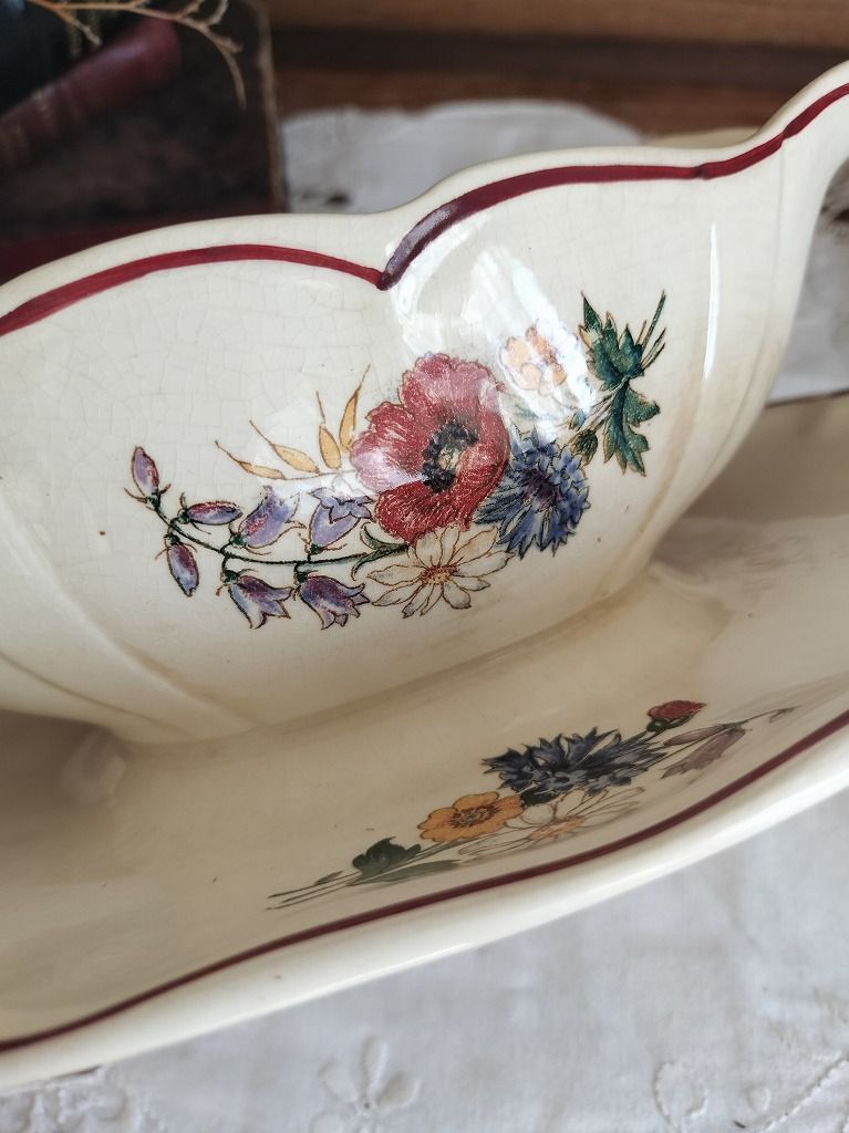 フランス アンティーク 素敵な サルグミンヌ アグレスト Agreste 陶器