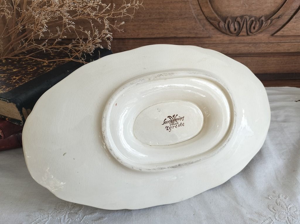 フランス アンティーク 素敵な サルグミンヌ アグレスト Agreste 陶器