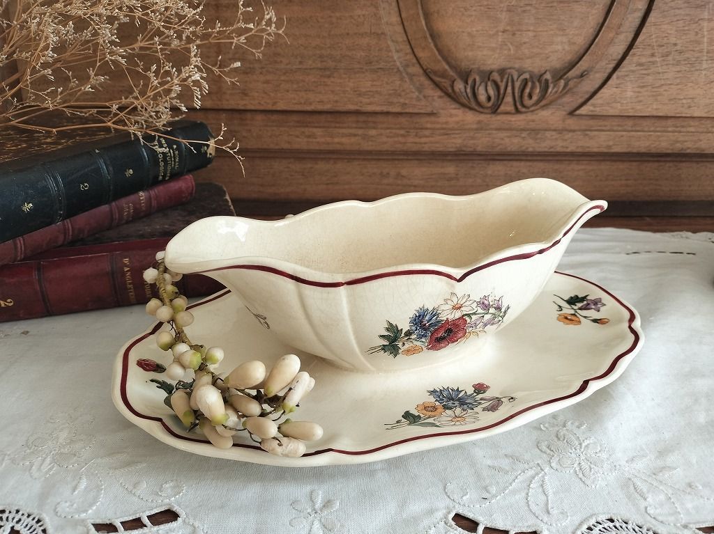 フランス アンティーク 素敵な サルグミンヌ アグレスト Agreste 陶器