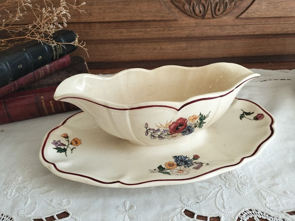 フランス アンティーク 素敵な サルグミンヌ アグレスト Agreste 陶器