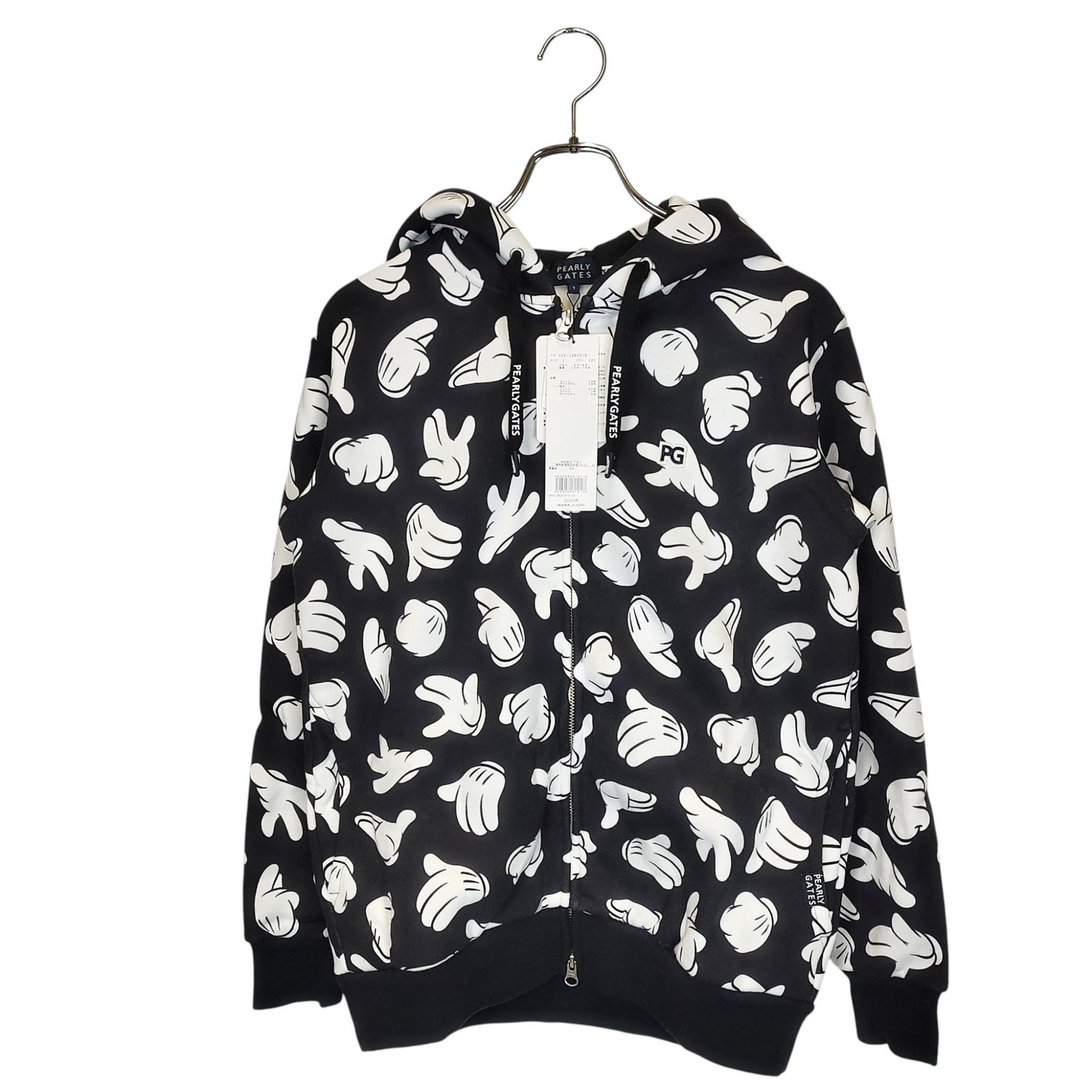 PEARLY GATES パーリーゲイツ ゴルフ × Disney 21AW ミッキー柄 ジップ