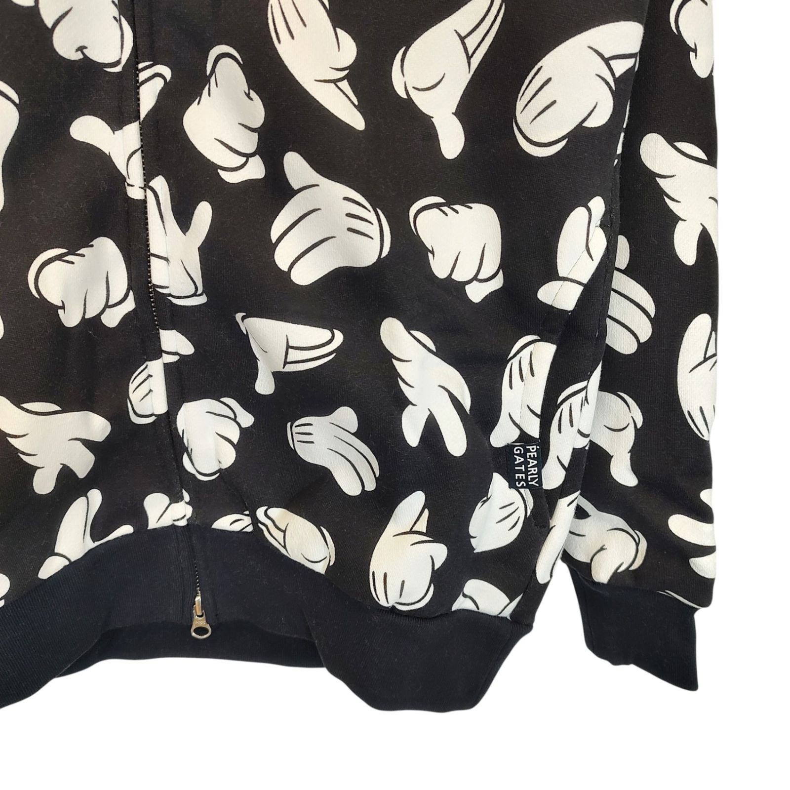 PEARLY GATES パーリーゲイツ ゴルフ × Disney 21AW ミッキー柄 ジップ