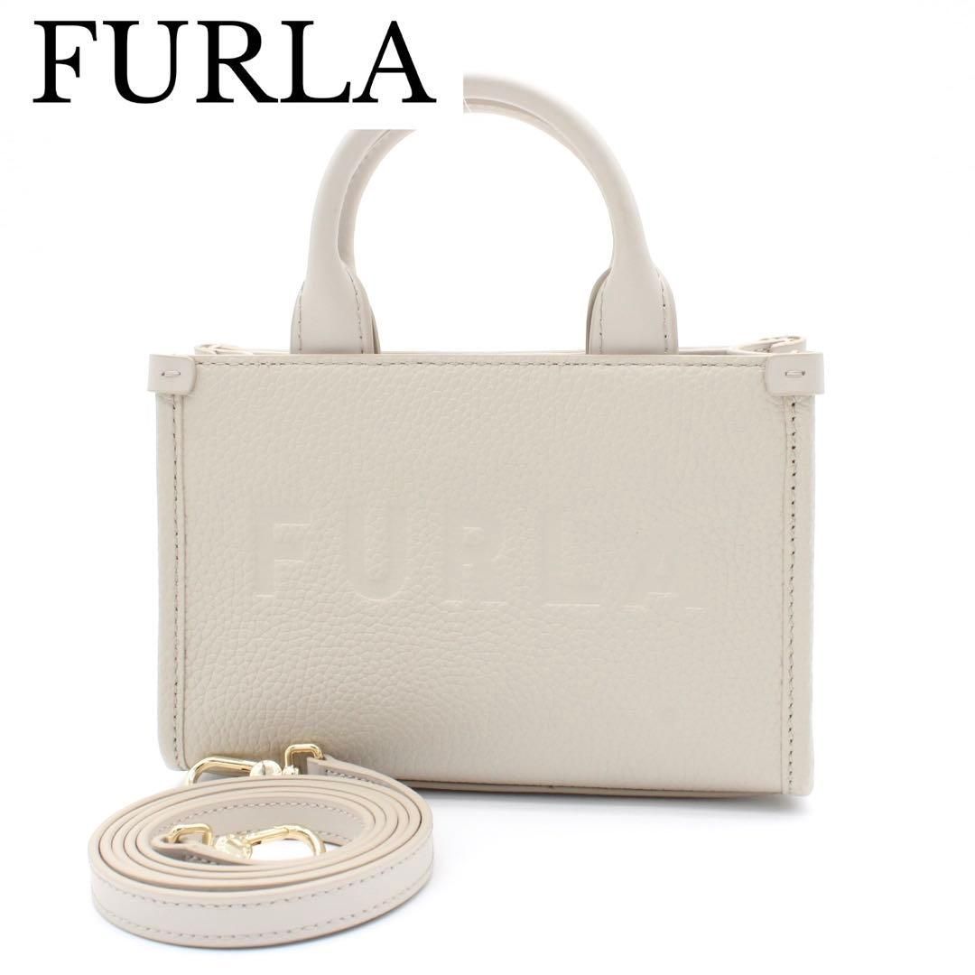 未使用級】FURLA 卸売 NIOBE マイクロトート ハンドバッグ 2way 
