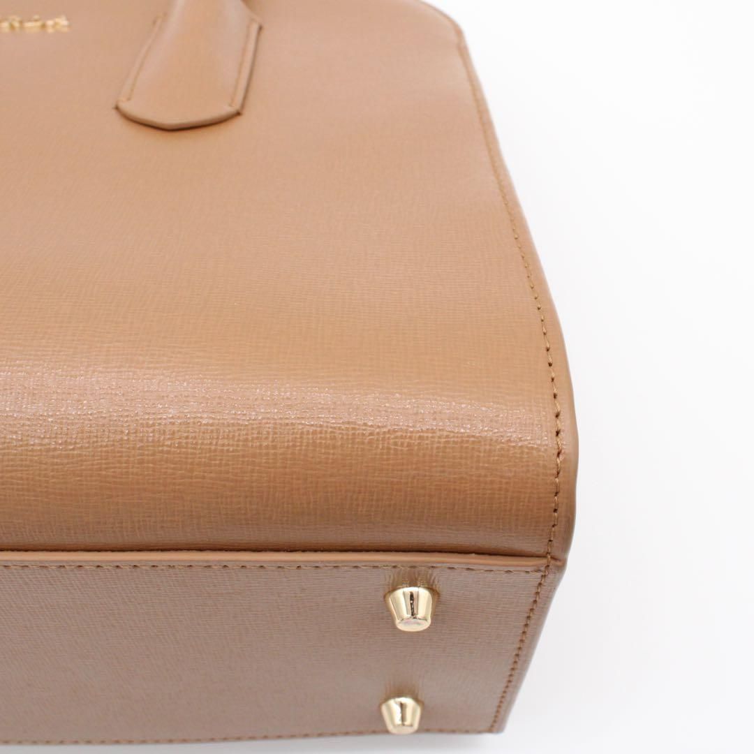 極美品】FURLA TESSA ハンドバッグ 2way ショルダーバッグ 茶 - メルカリ