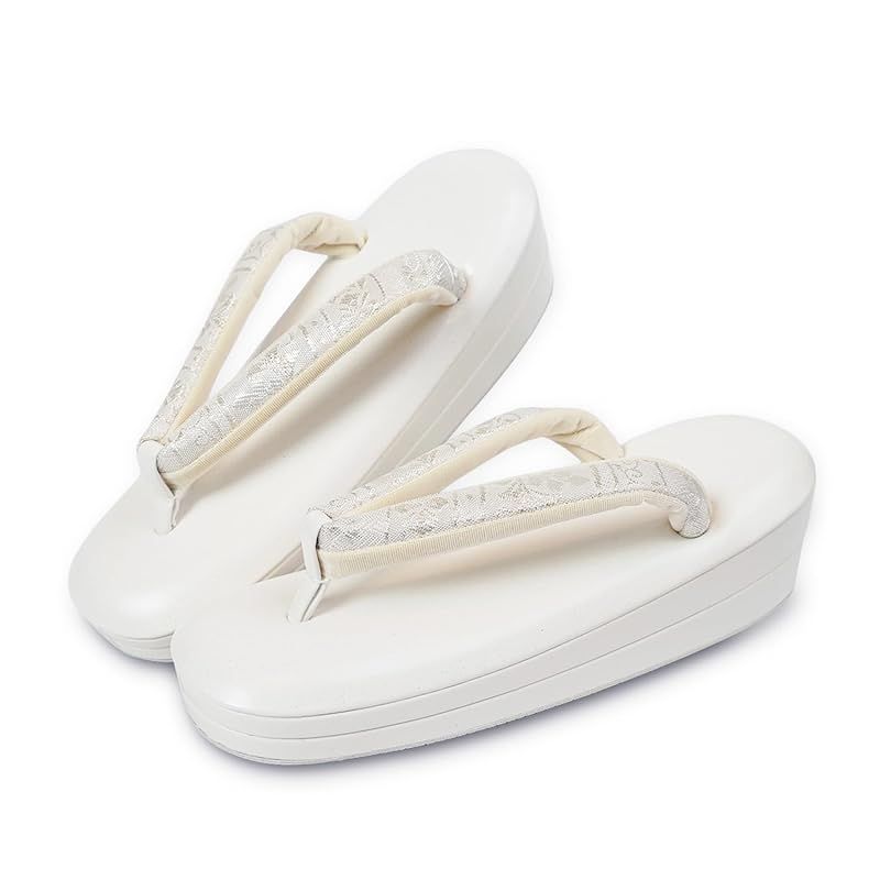 あめてまり 草履 レディース フォーマル 低反発 クッション 芯 痛くない 着物 帯地鼻緒 2段 ふわ 厚底 礼装 留袖 訪問着 振袖 紗織ブランド 金 銀 ヒール 長時間履ける 母娘共用 足痛軽減 箱入 パールホワイト 0