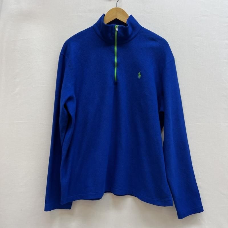 ポロラルフローレン ポニー刺繍 ハーフジップ フリース トップ メンズ