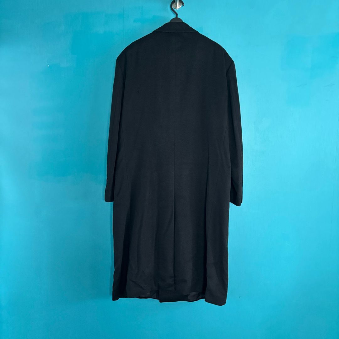 未使用 カシミヤ100% marianti ダブル ロングコート 黒 M 日本製 高級
