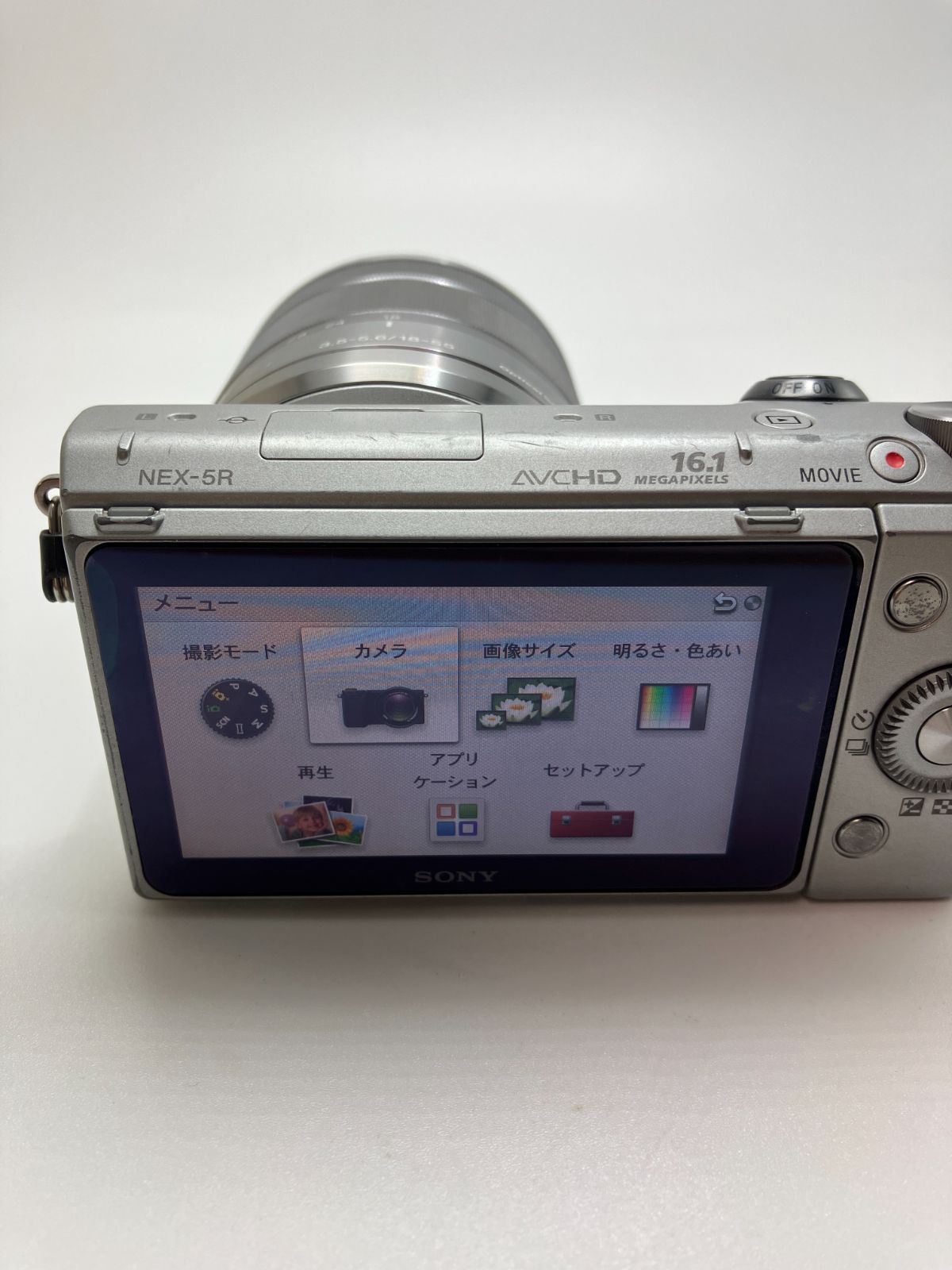 Sony NEX-5 + E18-55mm OSS｜返品保証・動作確認済 返品保証・動作確認済】SONY NEX-5R 標準ズームレンズキット（E 18