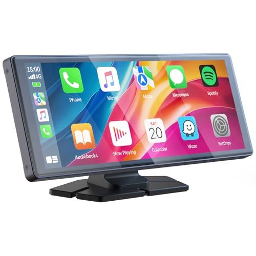 LAMTTOディスプレイオーディオ 9 26インチオーディオ一体型 ワイヤレスカープレイ ワイヤレス CarPlay Android Auto 対応 Airplay cast対応 スマホ連携後ナビ 音楽再生 音声コント 5812318 b