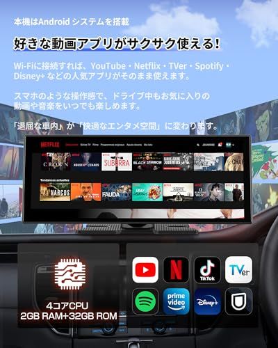 Android Auto対応車載ディスプレイオーディオ