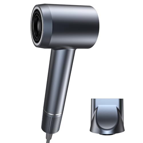 ドライヤー 大風量 2025 先端モデル 温度 - 風速表示 ヘアドライヤー 速乾 美髪 低騒音 高速ドライヤー 1600 W 高濃度マイナスイオン 4 段階温度調節 3 段階風量 AI スマート温度制御 温冷風ワンタッチ切替 ス d 175 bcb 5