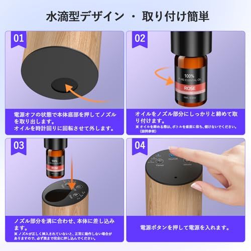 車ディフューザー 超音波霧化技術搭載