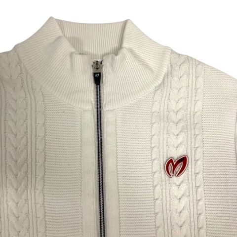 マスターバニー MASTER BUNNY ニットブルゾン アウター ワンポイント