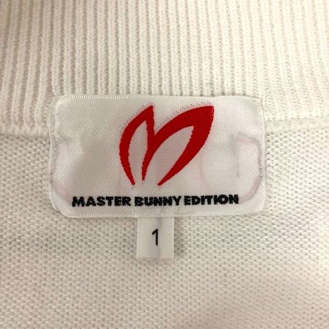 マスターバニー MASTER BUNNY ニットブルゾン アウター ワンポイント