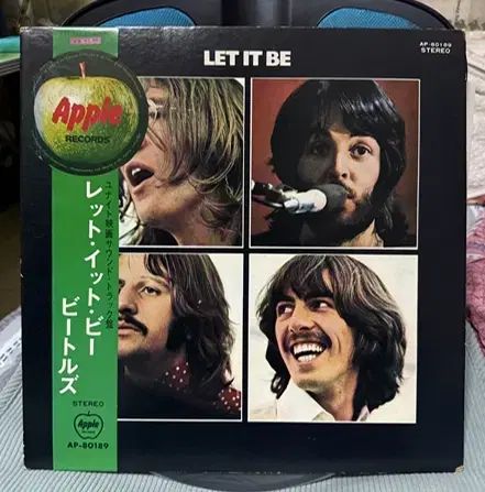 日本 LP The Beatles ー Let It Be 1971 年 早い