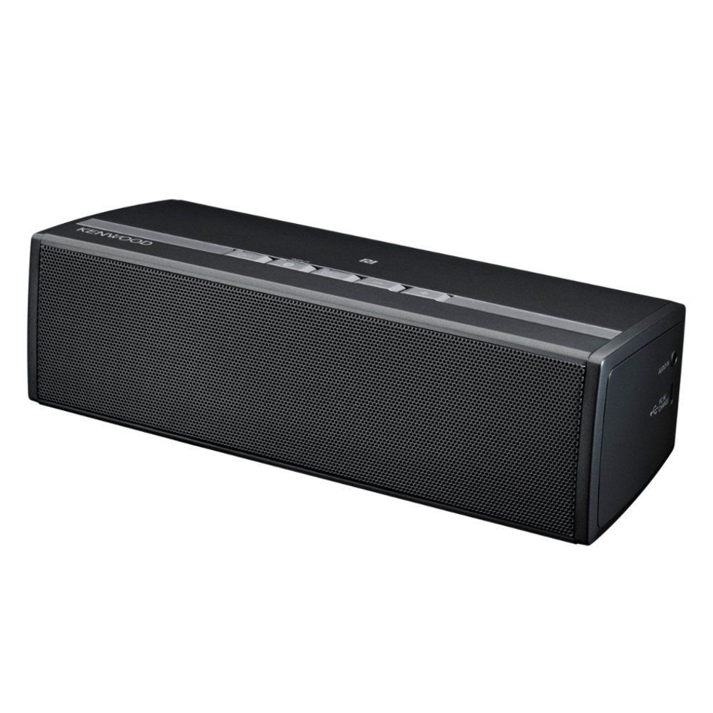 KENWOOD AS-BT 77 Bluetoothスピーカー 重低音 NFC搭載 ケンウッド グレー 77-H