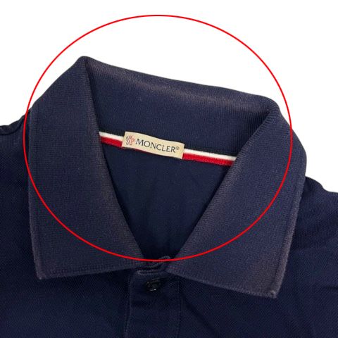 モンクレール MONCLER ポロシャツ カットソー コットン ワンポイント