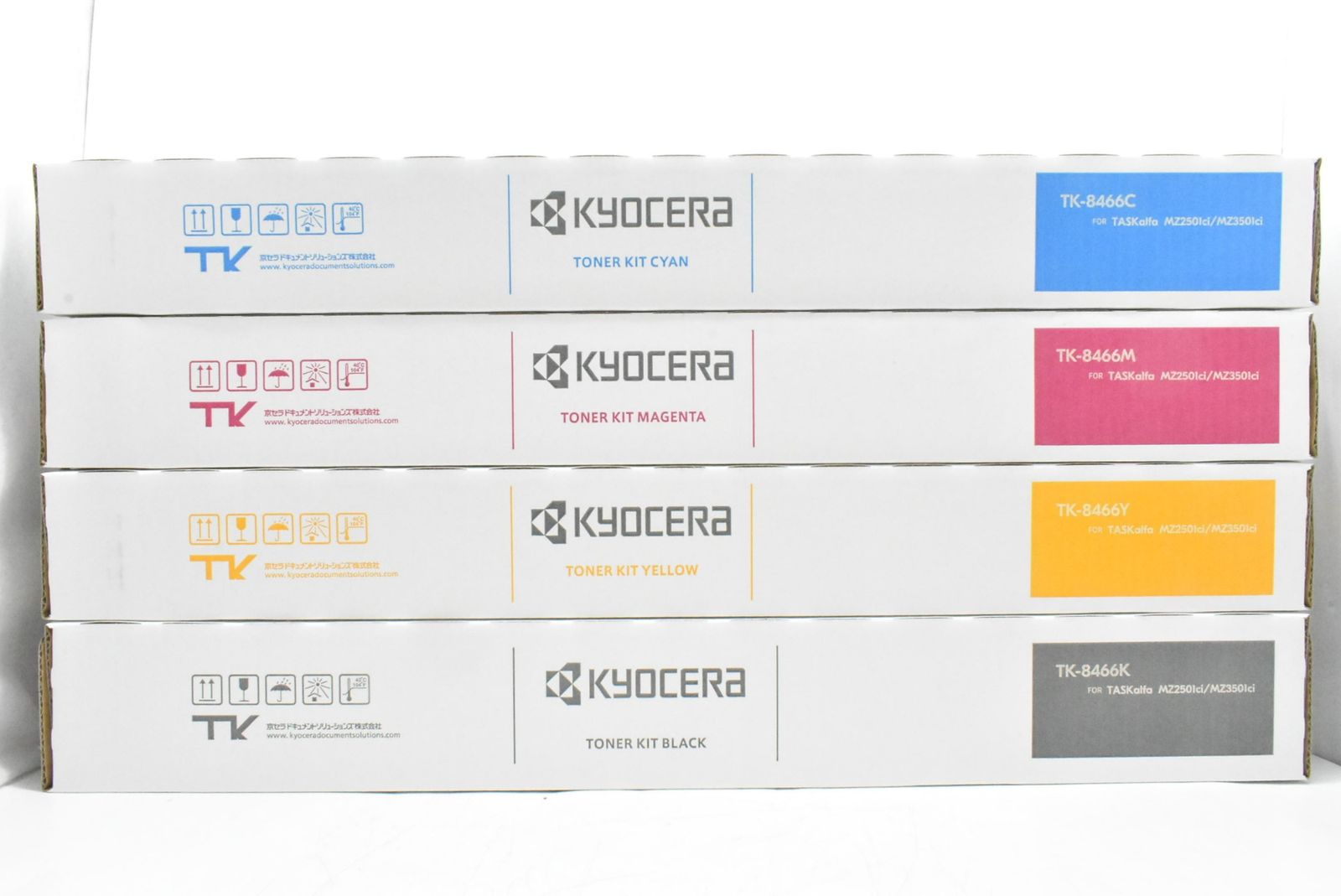 京セラ トナー TK-8466 シアン マゼンタ イエロー ブラック KYOCERA -D-N 29-byebye