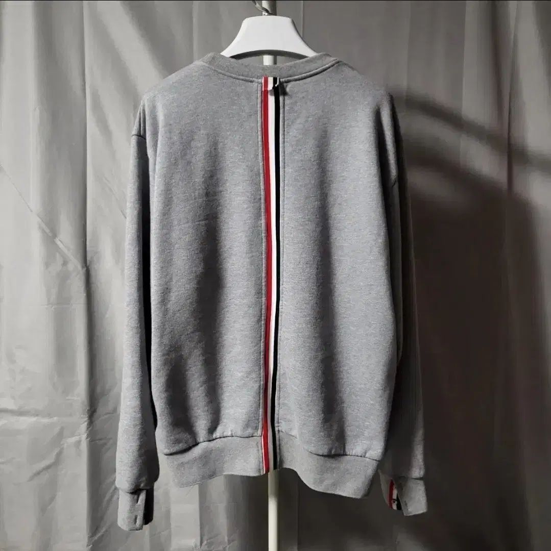 トム ブラウン 白 3本線 スウェット グレー