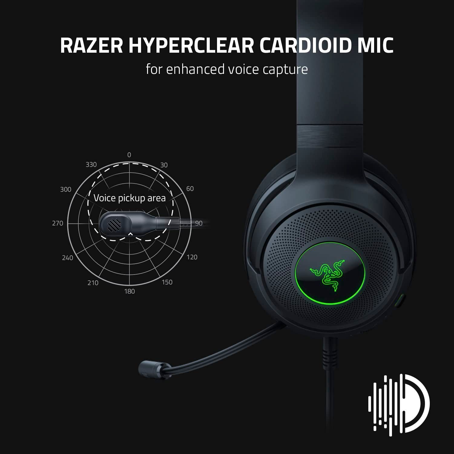 Razer Kraken 最高 V3 X 有線USBゲーミングヘッドセット:軽量構造