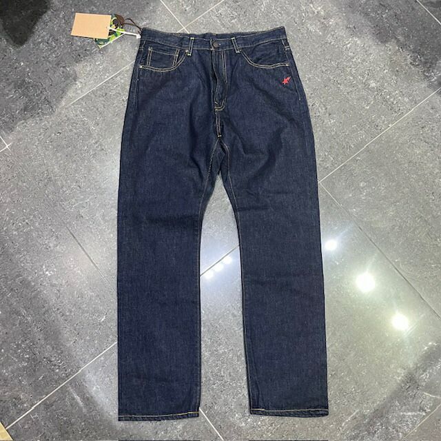 A BATHING APE STA APE HEAD REGULAR FIT DENIM PANT SIZE-L ア