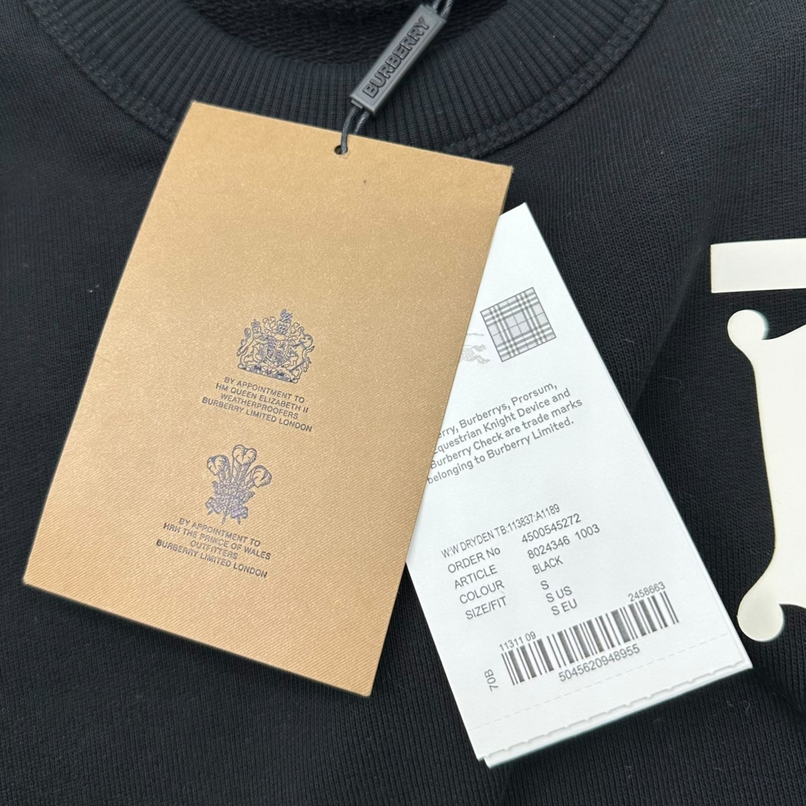 BURBERRY(バーバリー) TB Logo Crewneck Sweatshirt ロゴ クルーネック 
