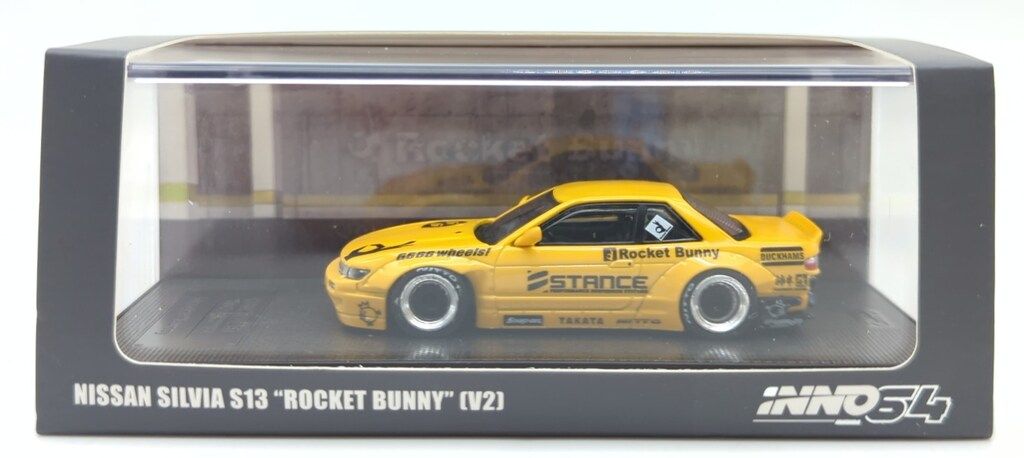 INNO Models 1/64INNO64 IN64-S13V2-YL NISSAN SILVIA S13（V2）PANDEM