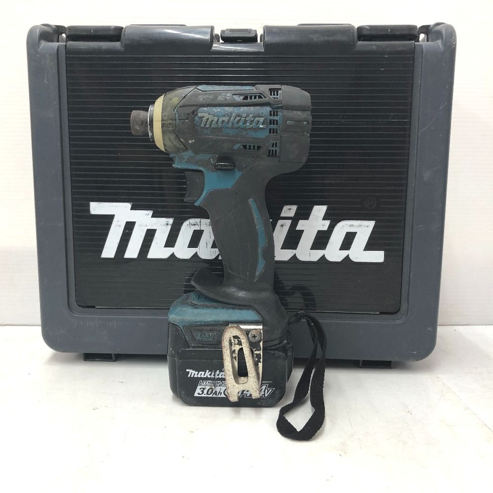 makita マキタ 14 4 V 3 0 Ah 充電式インパクトドライバ 青 ケース 充電器 バッテリ セット TD 138 D
