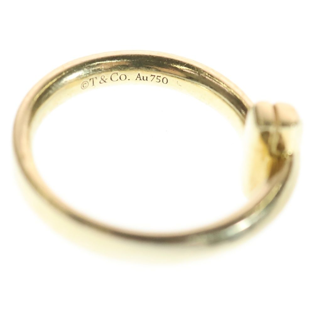 TIFFANY & Co. (ティファニー) Tワン ダイヤリング 7号 4.4gゴールド