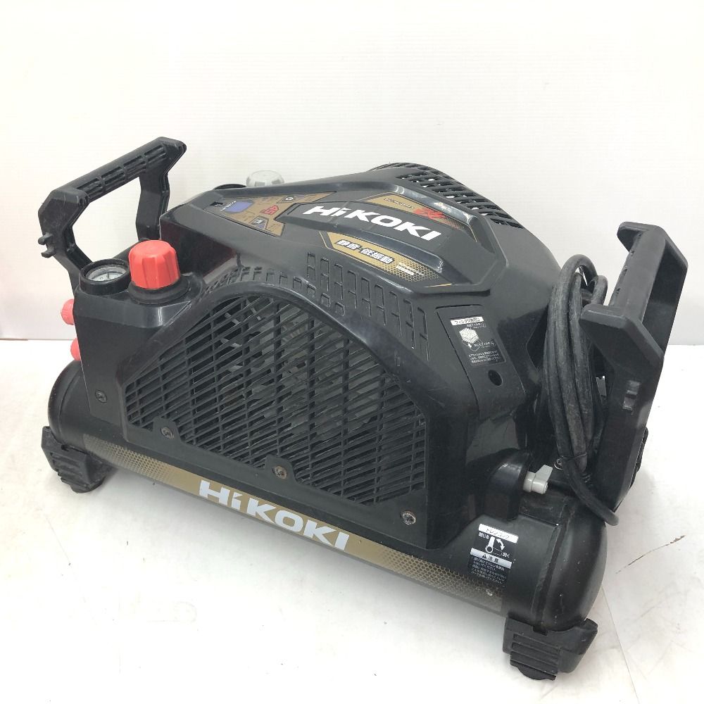 HiKOKI ハイコーキ 高圧エアコンプレッサ ブラック 一般圧 高圧対応 12 L CTN