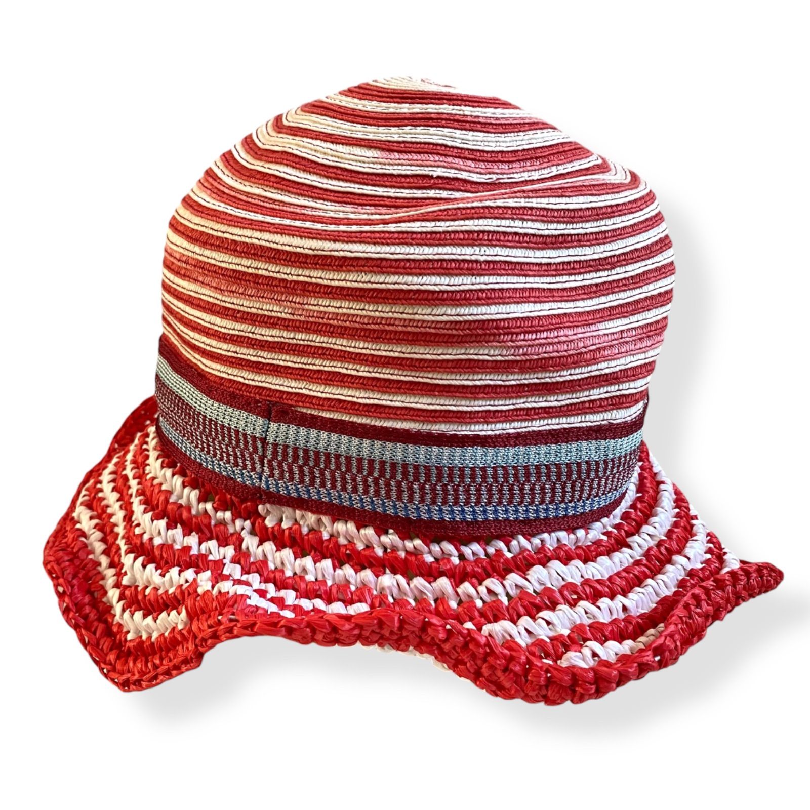 MISSONI ミッソーニ レッド 帽子 ハット ウール100% ユニセックス