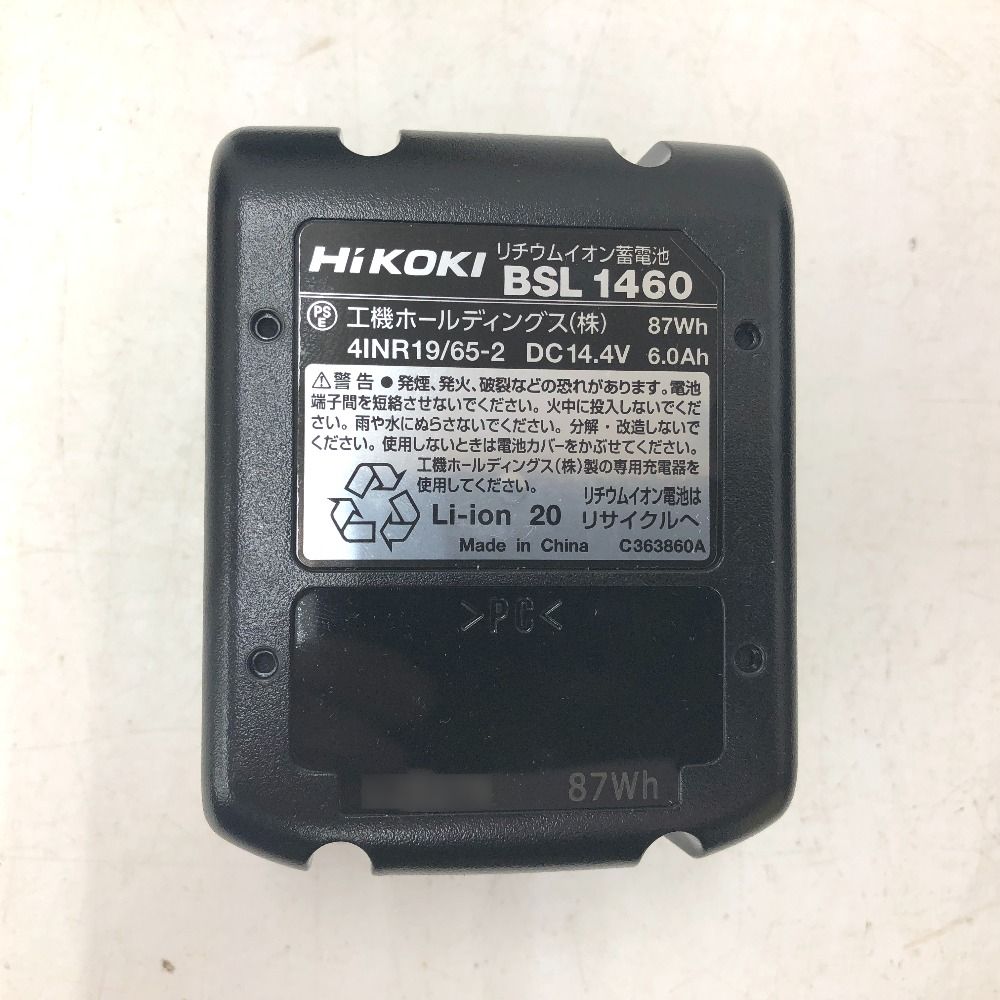  HiKOKI ハイコーキ 14 4 V 6 0 Ah Li ionバッテリ リチウムイオン電池 化粧箱入 BSL 1460 0033 8886 その他 電動工具 エア工具