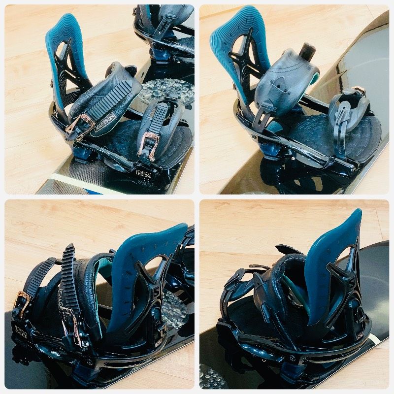 SALOMON NOVA スノーボード ビンディング ブラック S SALOMON NOVA スノーボード ビンディング ブラック S 【公式通販】