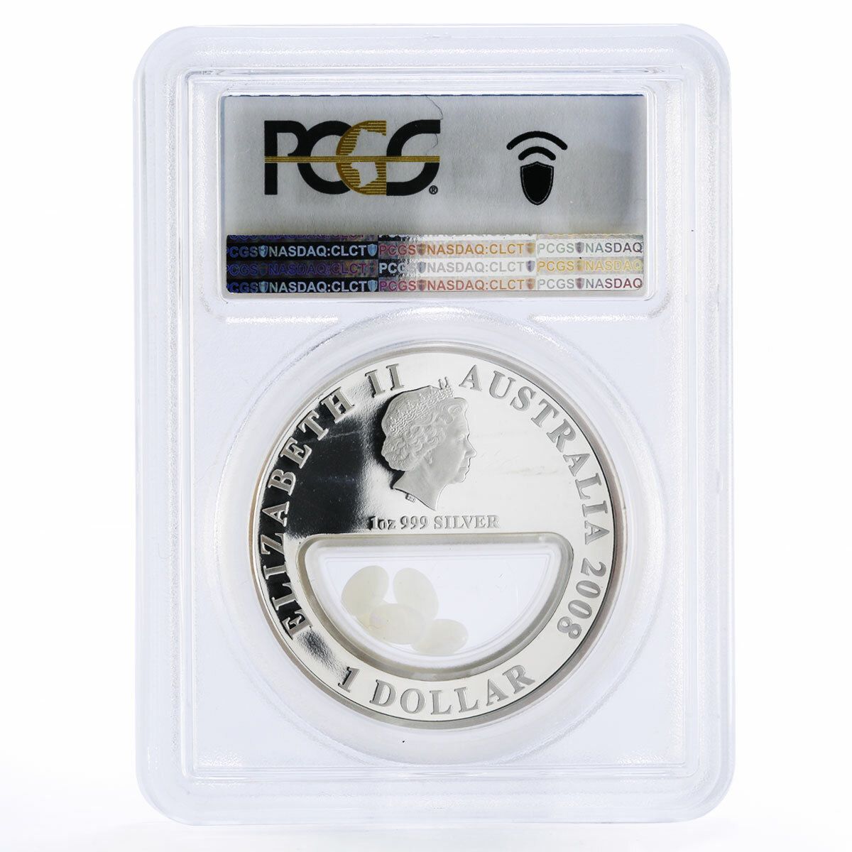 アトラリア 1ドル トレジャーズ オパール ロケット PR69 PCGS 銀貨