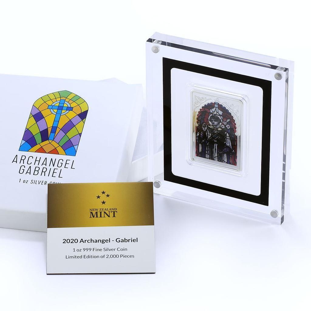 ニウエ 2ドル 信仰 宗教 大天使ガブリエル プルーフ 銀貨 2020年