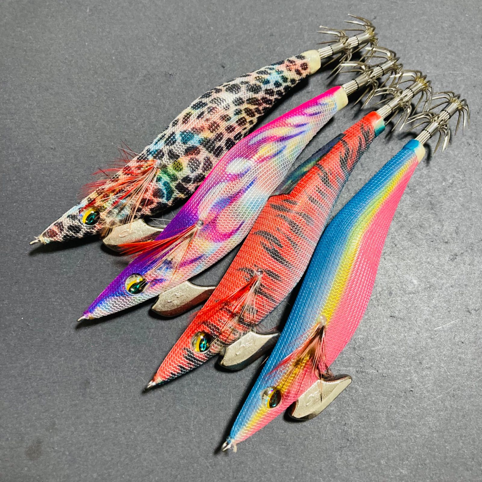 美品】 エメラルダス ラトル 3.5号 グルクンナイト エギ エギセット