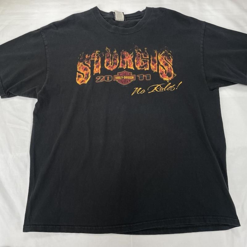 ハーレーダビッドソン 半袖 Tシャツ モーターサイクル プリント