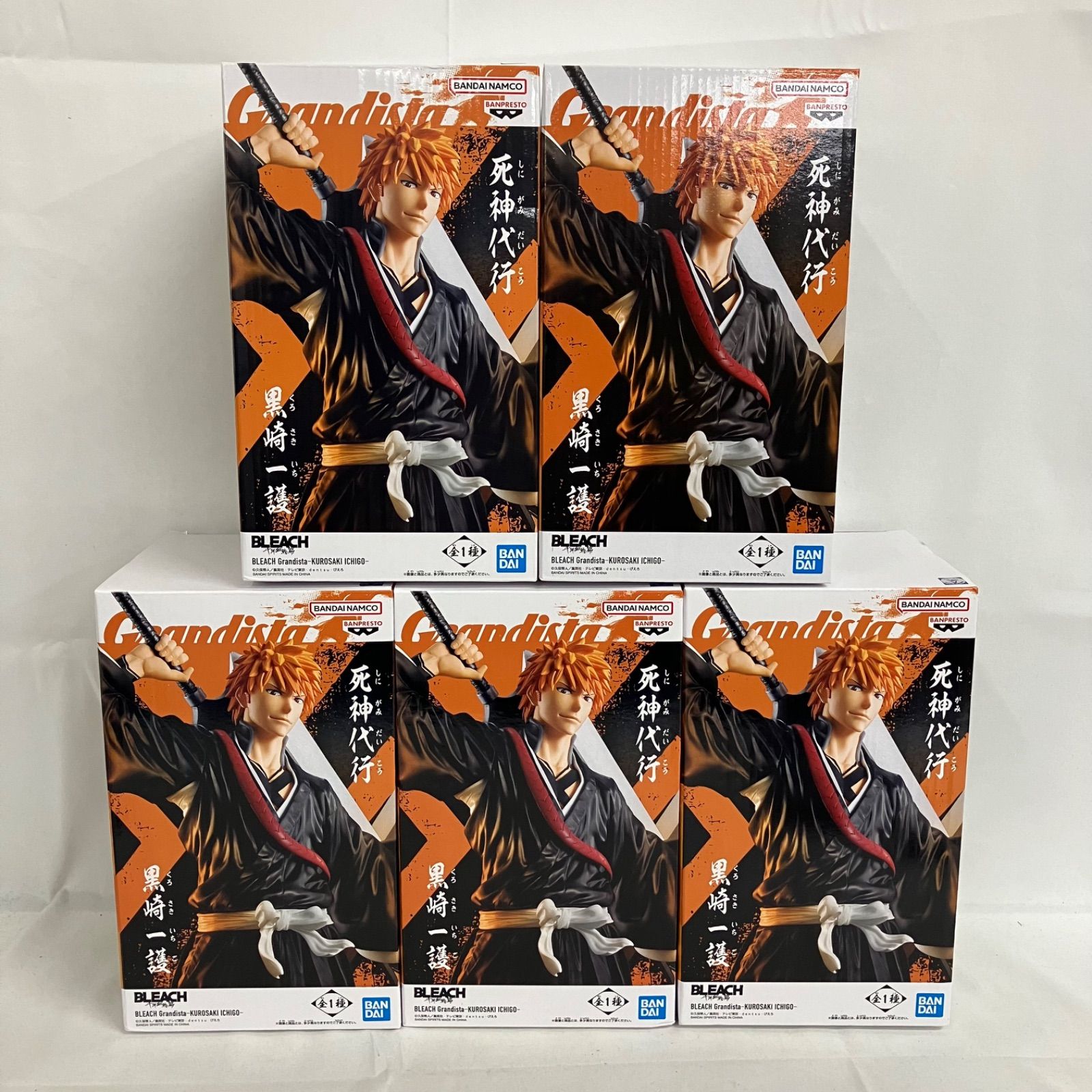 BLEACH MAXIMATIC Grandista　黒崎一護　各5体セット BLEACH MAXIMATIC Grandista 黒崎一護 5体セット - メルカリ