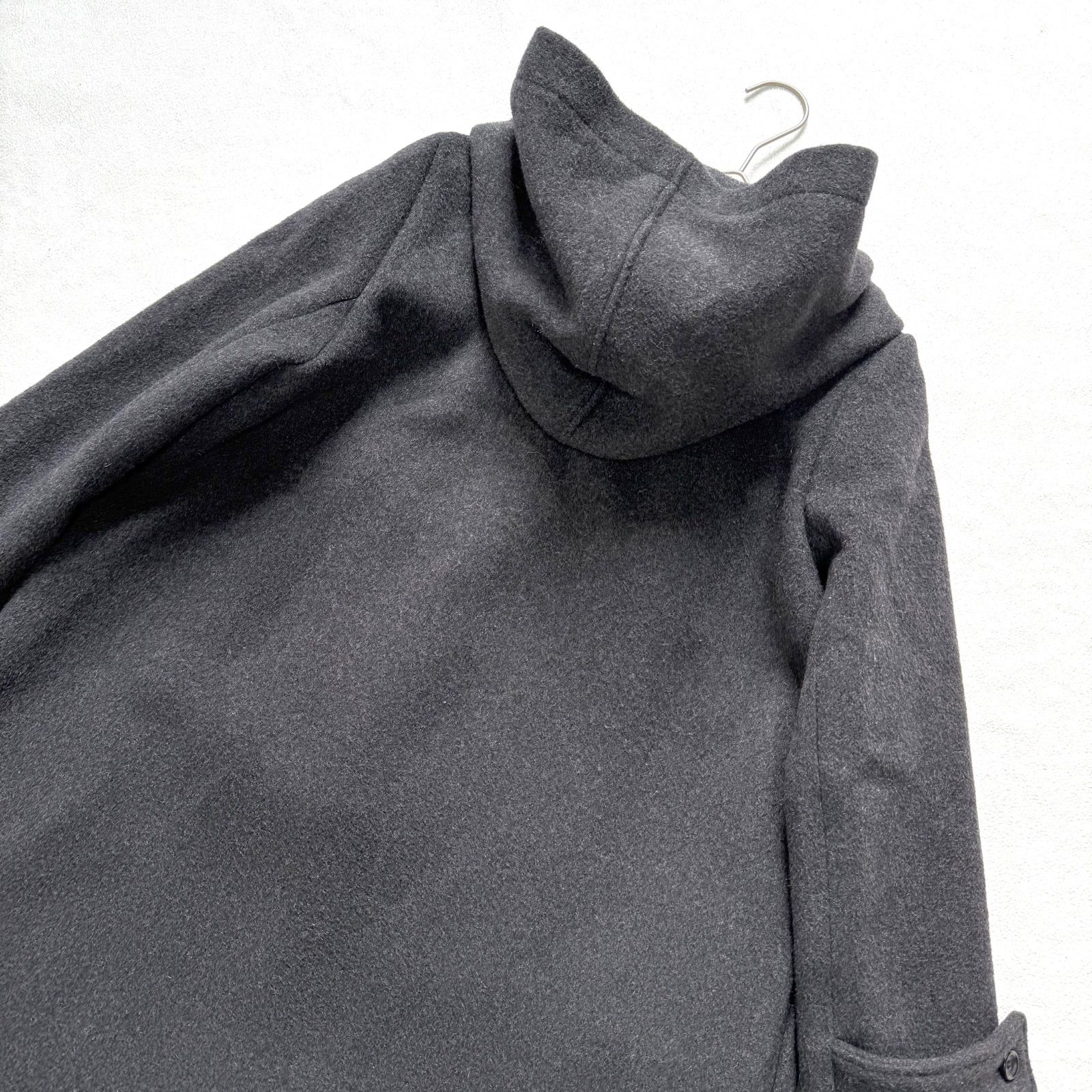 極美品・未使用級・チャコールグレー✨ミズイロインド Aライン ウール